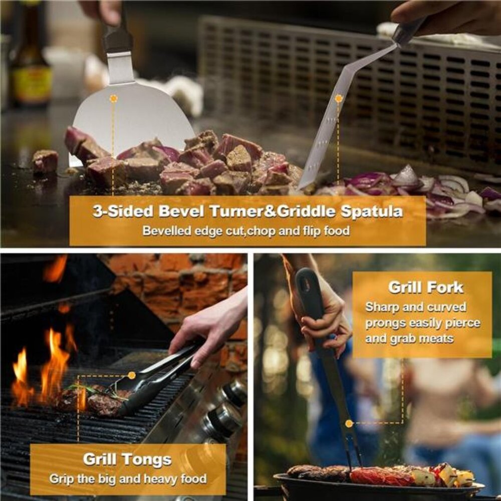 Griddle Accessories Kit, Terlulu 29 PCS Flat Top Grill Accessories - Picture 6 of 8